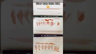 🎨 Silver Brush Battle! Ruby Satin XSM 🆚 Silver Silk 88 MD✨ #watercolor #brush