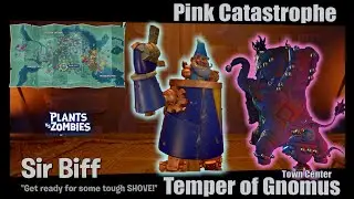 Temper of Gnomus  ** SIR BIFF vs PINK CATASTROPHE**  Mysterious Door - Plants vs Zombies - BFN