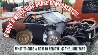 G- Body Budget 4 Wheel Disc Brake Components