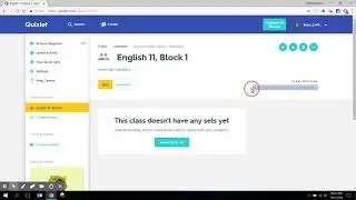 Creating a Class and Inviting Students in Quizlet