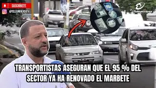 TRANSPORTISTAS ASEGURAN QUE EL 95 % DEL SECTOR YA HA RENOVADO EL MARBETE