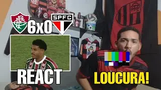 REACT FLUMINENSE 6 X 0 S&Atilde;O PAULO REA&Ccedil;&Otilde;ES FLAMENGUISTAS MELHORES MOMENTOS BRASILEIR&Atilde;O 2025