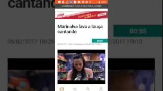 Marinalva canta lavando a lou&ccedil;a na casa do BBB 17