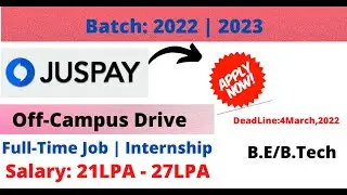 Juspay Off-Campus Drive Batch 2022| 2023 #Juspay_hiring #New_hiring #internship2023, #latest_job