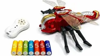 ASMR Unboxing RC Robot Dragonfly | Flying Toy No Talking