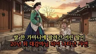 쌀 한 가마니에 팔려간 어린 딸이 20년 뒤 대감마님 되어 나타난 사연