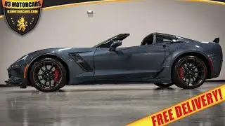 2019 CORVETTE GRAND SPORT 2LT SHADOW GRAY LOW MILES HIGHLY OPTIONED FOR SALE R3MOTORCARS.COM