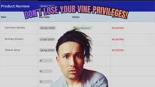I ALMOST GOT MY VINE ACCOUNT REMOVED - here's why!