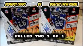 Is Buying From Panini Better? | 2020 Phoenix Football Hobby Box | Pulled Two 1 of 1