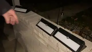 Neloodony Solar Lights Outdoor 100 LED Waterproof Solar Motion Sensor Light Review, very bright secu
