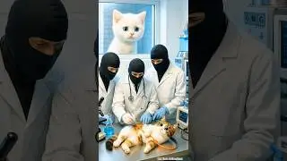 the cat rescues kitten from laboratory 🙀 #animation #supercattales #catfunny #supercattalespaws
