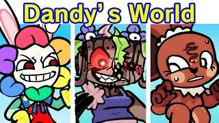 FNF VS Dandy's World - Boyfriend's World | Friday Night Funkin' (Twisted Bassie, Cocoa, Roblox)