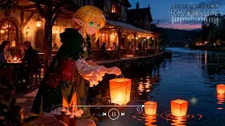 Iron Tankard • Relaxing Firelight in the Elf’s Tavern • Medieval Fantasy Riverside