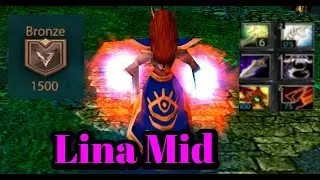 LINA MID| C&Aacute;TEDRA INTERMEDIA PERDIERON TODAS LAS LINEAS🙄 C&Oacute;MO GANO EL DOTA SIENDO MID❓🤔