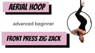 Front Press Zig Zack tutorial Aerial hoop