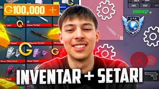 NOUL MEU INVENTAR DE PE STANDOFF 2!! 😱🤑 + noile setari ⚙️