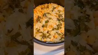 Coconut chickpea rice cooker