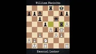Emanuel Lasker vs William Steinitz | World Championship Match • Game 1 (1894)
