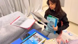 روتيني الظهر وانا احل واجباتي
