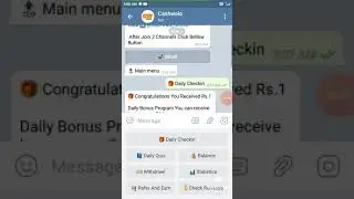 CashWala Bot Payment Proof!!!!!😎😎😎 Without Any Investment 🤑🤑🤑