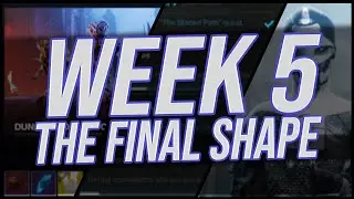 Destiny 2: Weekly Challenges, Ada-1 and Eververse | Week 5 | Final Shape