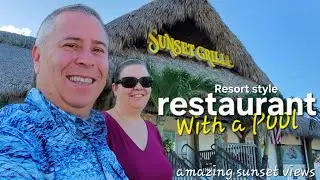 Sunset Grille is a unique resort style restaurant with a Pool
