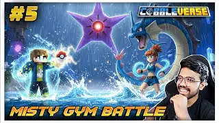I Challenged Misty's Gym in Cobbleverse Minecraft! 💧