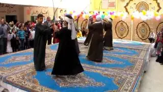 حفل مدرسة السيدة خديجة واجمل رقصة صعيدى --- شبكة علم مصر