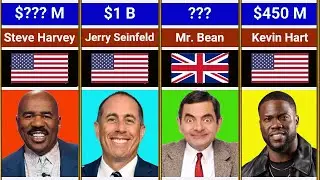 Comparison: Top 20 Richest Comedians in the world 2023