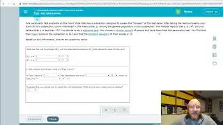 BUSAD265 Ch10 Type I and Type II Errors