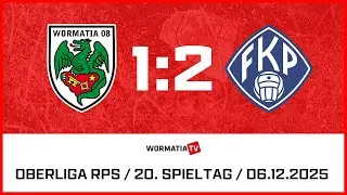 Highlights Wormatia Worms vs FK Pirmasens 1:2 (06.12.2025)