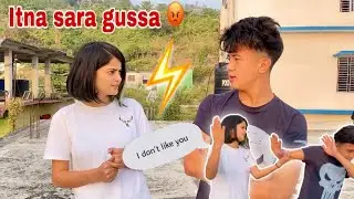 Khushi ko dilaya Gussa 😡 🤣 #in_hindi