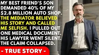 My Best Friend's Son Claimed 40% Of My Auto Shop In Mediation, But When I Showed One Document, He...