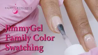 COLOR SWATCHING OF THE JIMMYGEL FAMILY | REVOLUTIONARY SOAK-OFF BUILDING GEL IN A BOTTLE