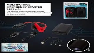 Multi Function Emergency Car Jump Starter Power Bank Portable Battery 7200mAh eBay