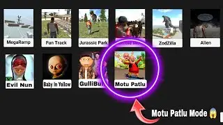 Franklin Playing Motu Patlu Mode 😱 In Indian bikes driving 3d | New update