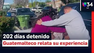 Guatemalteco liberado tras 202 días detenido por ICE relata su experiencia en reclusorio