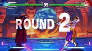 Street Fighter V standingfierce (M. Bison) vs God_Ghoul (Vega)