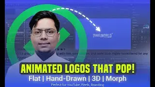 create custom animation flat, handdrawn, morphing, cartoon, and 3d logoPortfolio | Nioy Mojumder