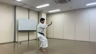 松林流空手 形 稽古 平安初段 vol.1