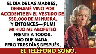 Mi hijo me abofete&oacute; el D&iacute;a de las Madres por manchar el vestido de $50,000 de su esposa.