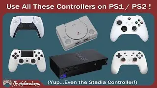 Ретро-приемник 8BitDo — используйте контроллеры PS4/PS5 на PS1/PS2!