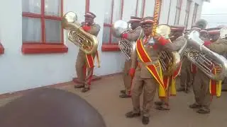 St Paul brass band HQ Cradle August 2018.