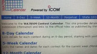 Which HF Contest is it? This is the tool I use to find out.