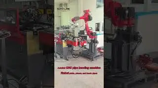 CNC Pipe Bending Machine with Robotic Pick & Place | Fully Automated Pipe Handling