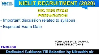 NIC EXAM PREPARATION (2020)