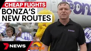 Bonza adds 14 new destinations with cheap flights on offer | 7 News Australia