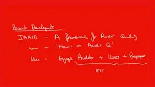 Quality control AUDIT ACCA P7/F8/AAA - LEC # 09-06