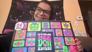 ASMR Unboxing My Advent Calendar *lofi* *tapping* *soft-spoken* *nee doh* *scratching* *tingles*