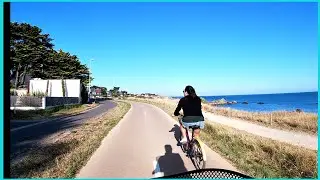 Bicycle ride from le Croisic to le Pouliguen | using GoPro hero 7 | Bretagne